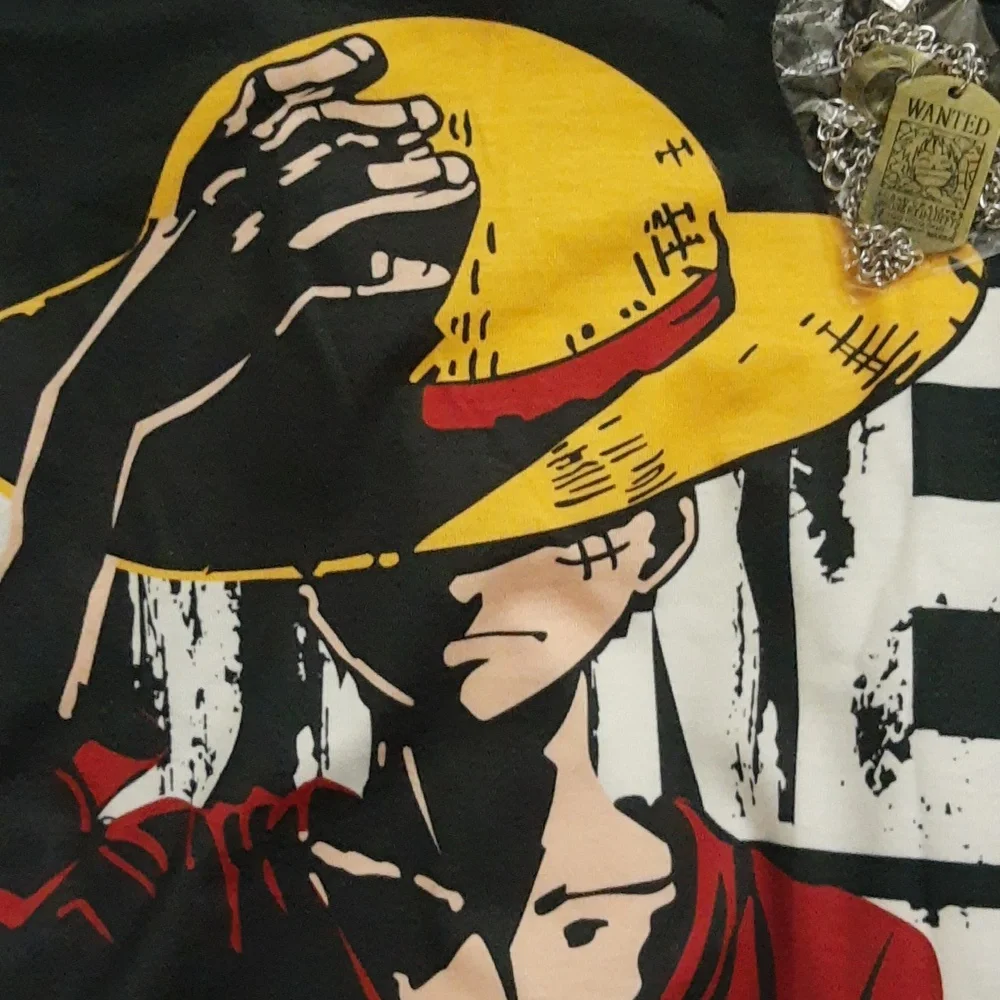 One Piece Anime Manga Luffy 3D Sublimation Tee XL PTP 23